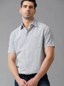 Aldeno Comfort Seersucker Spread Collar Cotton Casual Shirt
