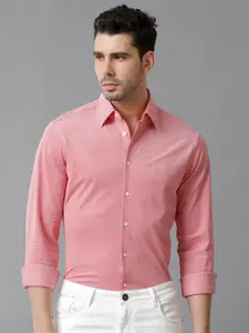 Aldeno Comfort Spread Collar Long Sleeve Cotton Casual Shirt