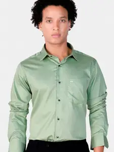 FRENCH CROWN Standard Spread Collar Cotton Formal Shirt