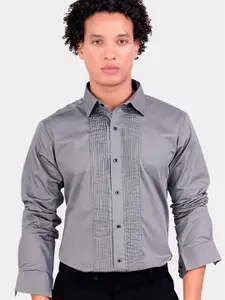 FRENCH CROWN Standard Regular Fit Opaque Cotton Formal Shirt