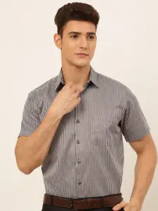 JAINISH Classic Striped Pure Cotton Formal Shirt