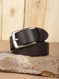 Provogue Men Textured Leather Formal Belt