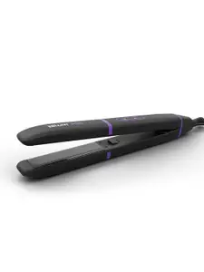 BBLUNT Pro Titanium Glide Hair Straightener With Infrared Technology - Black & Purple