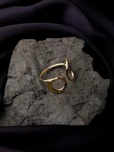 XPNSV Gold Plated Anti-Tarnish Finger Ring