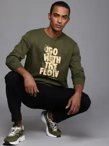 HRX by Hrithik Roshan Men Typography Printed Sweatshirt