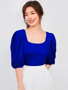 Dream Beauty Fashion Scoop Neck Puff Sleeve Top