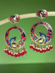 OOMPH Meenakari Drop Earrings
