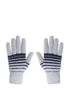 LOOM LEGACY Men Striped Hand Gloves