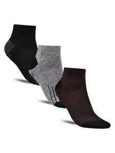 Dollar Socks Men Pack Of 3 Patterned Cotton Ankle-Length Socks