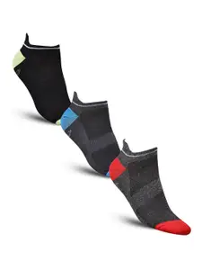 Dollar Socks Men Pack of 3 Patterned Cotton Ankle Length Socks