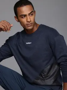 HRX by Hrithik Roshan Men Self Design Sweatshirt