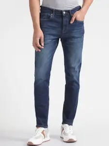 Flying Machine Men Tapered Fit Light Fade Clean Look Stretchable Jeans
