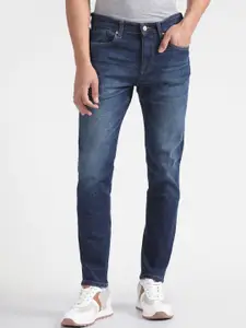 Flying Machine Men Tapered Fit Light Fade Clean Look Stretchable Jeans