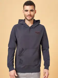 Urban Ranger by pantaloons Hooded Cotton Pullover Sweatshirt