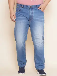 John Pride Men Plus Size Light Fade Clean Look Stretchable Jeans