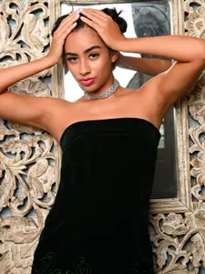 ODETTE Silver-Plated Statement Necklace