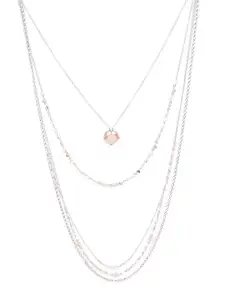 ODETTE Silver-Plated Layered Necklace