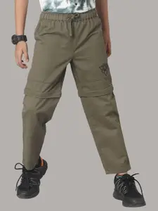 UNDER FOURTEEN ONLY Boys Relaxed Cotton Cargos