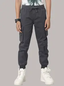UNDER FOURTEEN ONLY Boys Relaxed Cotton Joggers