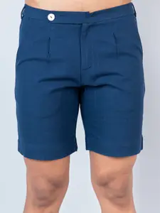 Tistabene Men Linen Mid-Rise Shorts