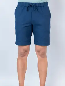 Tistabene Men Linen Mid-Rise Shorts