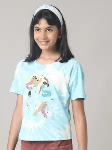 UNDER FOURTEEN ONLY Girls Tie And Dyed Cotton T-Shirt