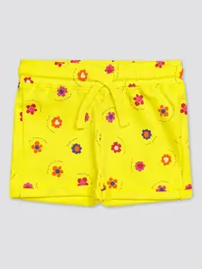 H By Hamleys Girls Floral Printed Cotton Shorts