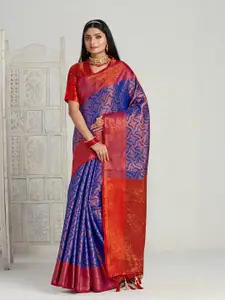 MIMOSA Floral Zari Kanjeevaram Saree