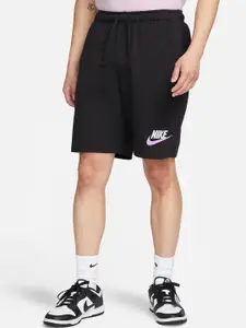 Nike Men AS M NK CLUB+ FT SHORT LBR Logo-Printed Sports Shorts