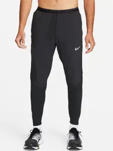 Nike Men Black Dri-FIT Run Division Phenom Trackpants