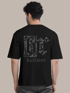 BULLMER Graphic Printed Oversized Cotton T-shirt