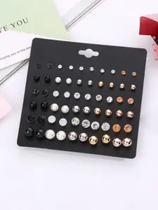 SALTY Set Of 30 Contemporary Studs Earrings