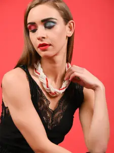 ODETTE Beaded Layered Necklace