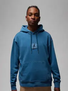 Nike Jordan Essentials Statement Fleece Washed Pullover Hooded Sweatshirt
