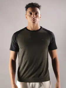 Force NXT Men Microfiber Anti Viral Anti Odour Cool Round Neck Sports Printed T-Shirt