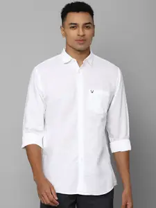 Allen Solly Slim Fit Opaque Linen Casual Shirt