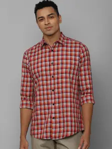 Allen Solly Slim Fit Tartan Checked Pure Cotton Casual Shirt