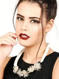 ODETTE Gold-Plated Studded Necklace