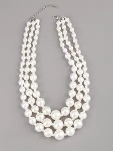 ODETTE Silver-Plated Layered Necklace