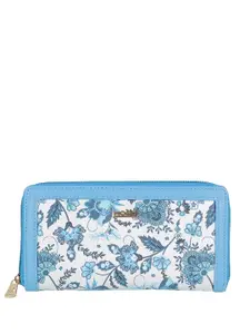 Mochi Women Floral Printed Zip Around Wallet
