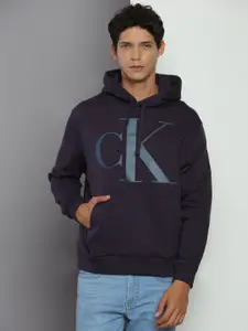Calvin Klein Jeans Typography Printed Hooded Sweatshirt