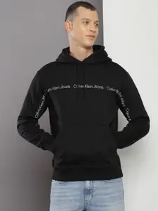 Calvin Klein Jeans Typography Printed Hooded Pullover