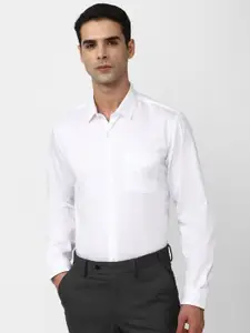 Peter England Slim Fit Opaque Pure Cotton Formal Shirt