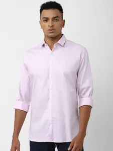 V Dot Men Micro Or Ditsy Printed Slim Fit Casual Shirt