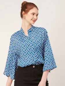 Moomaya Classic Floral Printed Opaque Casual Shirt
