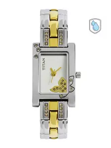 Titan Raga Women Silver-Toned Dial Watch NE9716BM01J