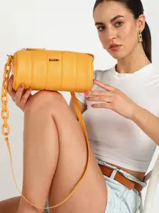 KLEIO Women Textured Bowling Sling  with Quilted Detail