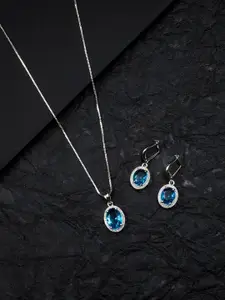 StileAdda Silver-Plated Pendant Set