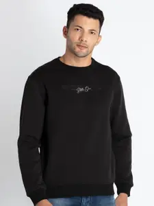 Status Quo Round Neck Cotton Pullover Sweatshirt