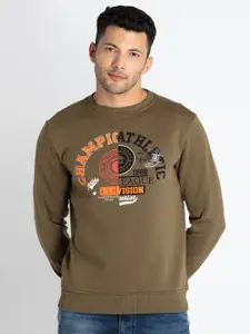 Status Quo Men Printed Cotton Sweatshirt